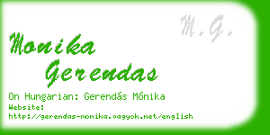 monika gerendas business card