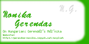 monika gerendas business card